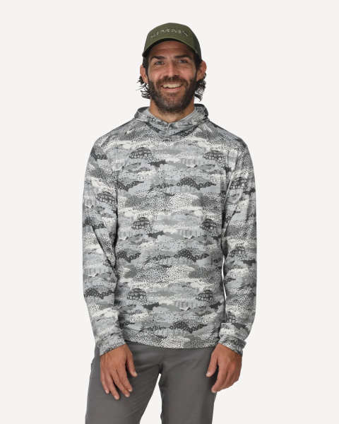 ТермоХуди Simms Bugstopper Solarflex Hoody (Мужской; M; Shroud Sterling)